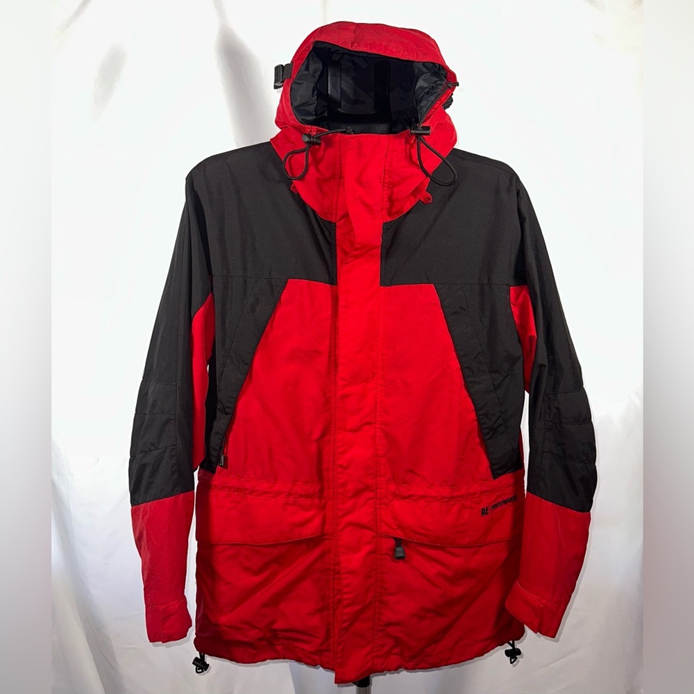 American Eagle Outfitters Black and Red Performance Rugged Winter Jacket XS